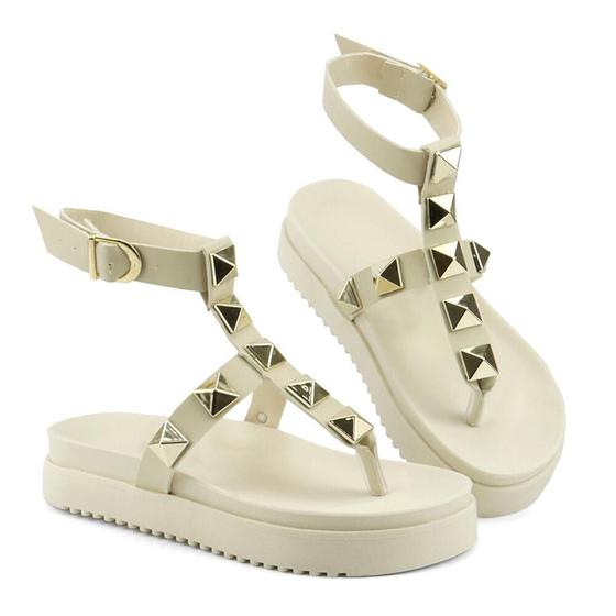 Imagem de Sandália Fashion Feminina com Fivela Ajustável Ecológico Desfile com Estilo