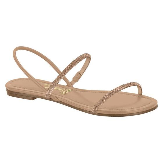 Imagem de Sandália Fem Rasteira Com Elástico e Strass Vizzano 62351197