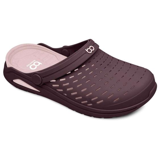 Sandália Feminina Babuche BoaOnda Kin Açai/Flamingo Clog Ortopédico Esporão Fascite Anatomico Anti Fungos Menor preço em Sandália Feminina Babuche BoaOnda Kin Açai/Flamingo Clog Ortopédico Esporão Fascite Anatomico Anti Fungos