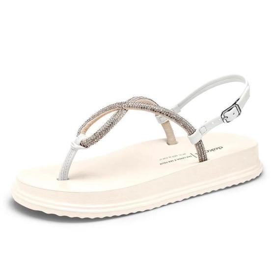 Imagem de Sandália Feminina Casual Brilho Flatform Moderna Dakota