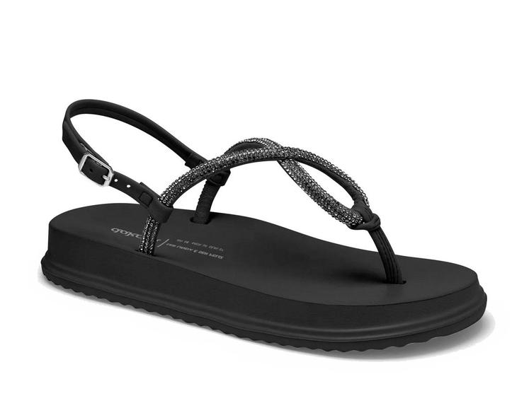 Imagem de Sandália Feminina Dakota Flatform Rives Anatômica - Preto