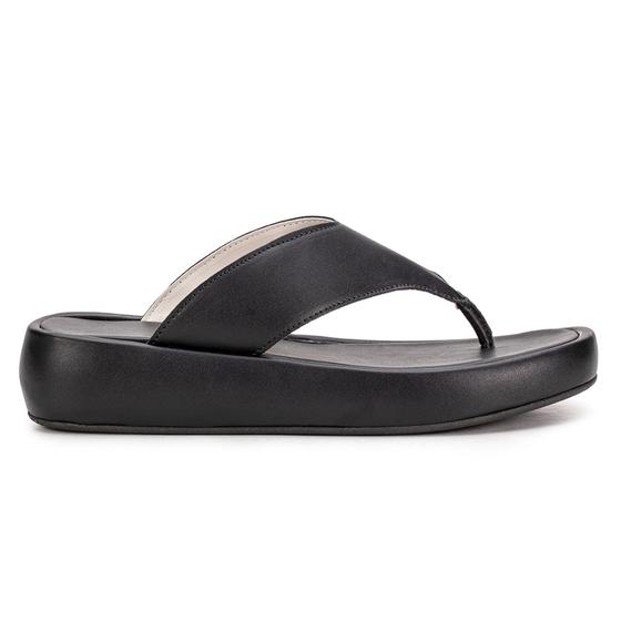 Imagem de Sandalia Feminina Flatform Chinelo De Dedo Papete Tamanco