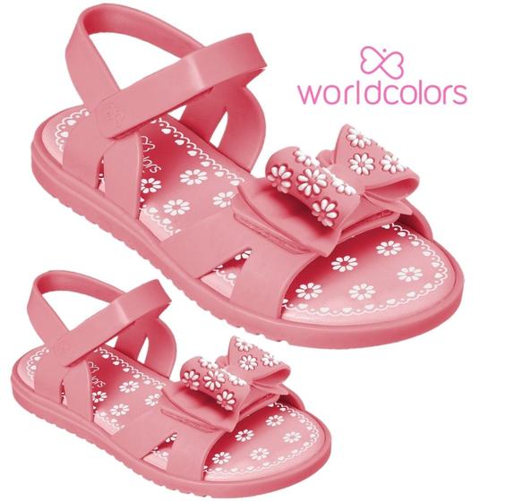 Imagem de Sandália Feminina Infantil Dreams Kids WorldColors 