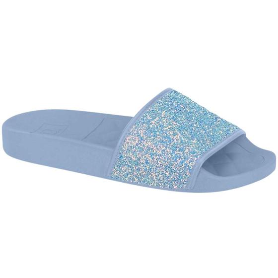 Imagem de Sandalia Feminina Moleca Chinelo Slide Glitter 5414-107