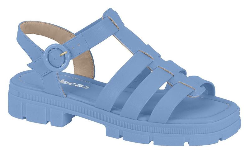 Sandalia feminina Moleca Tratorada colorida pescador 5475102 - Sandália ...