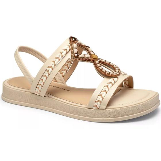 Imagem de Sandália Feminina Papete Dakota Flatform Y7971 - Bege Nude