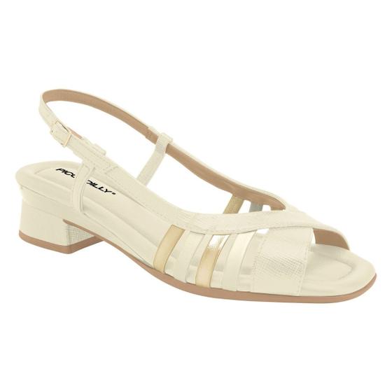 Imagem de Sandália Feminina Piccadilly SlingBack Saltinho Bloco 