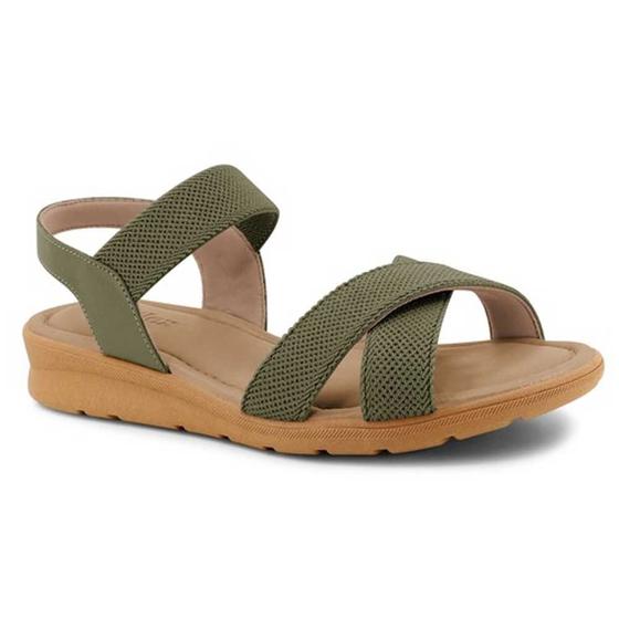 Sandália Feminina Plataforma Verde Militar Usaflex AC2309 Menor preço em Sandália Feminina Plataforma Verde Militar Usaflex AC2309