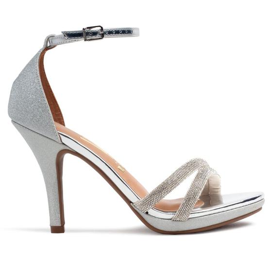 Sand Lia Dafiti Sandalia Prata Crysalis Sandalia Sand Lia Feminina