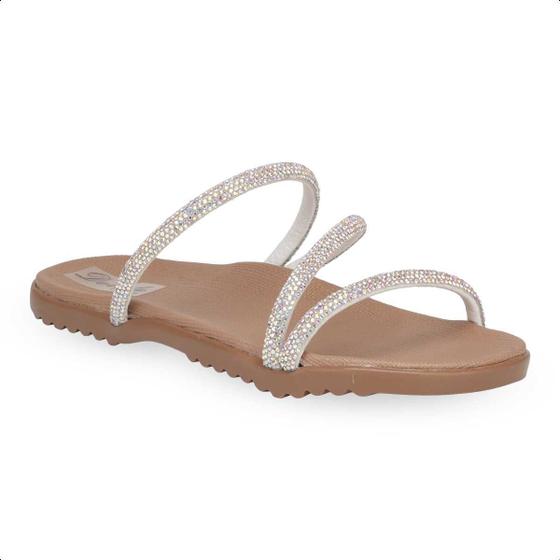 Imagem de Sandalia Feminino Strass Dovale 103 Sandalia