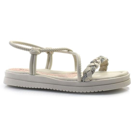 Imagem de Sandália Flat Feminina Mississipi Off White MA412