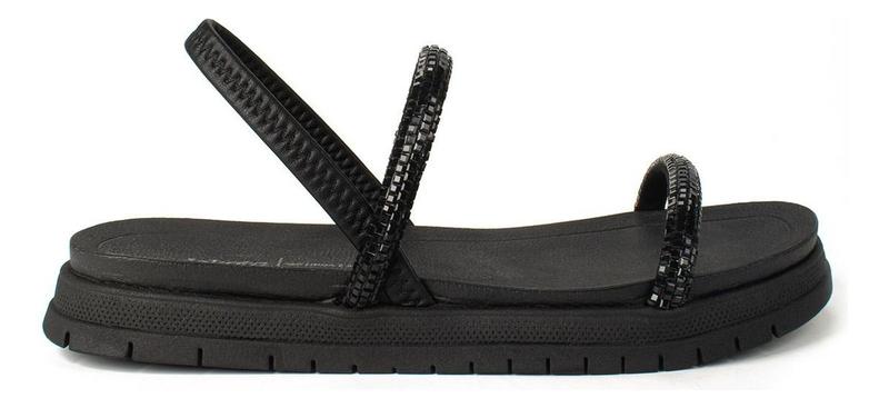 Imagem de Sandália Flatform Papete Feminina Dakota Y6891 Com Brilho