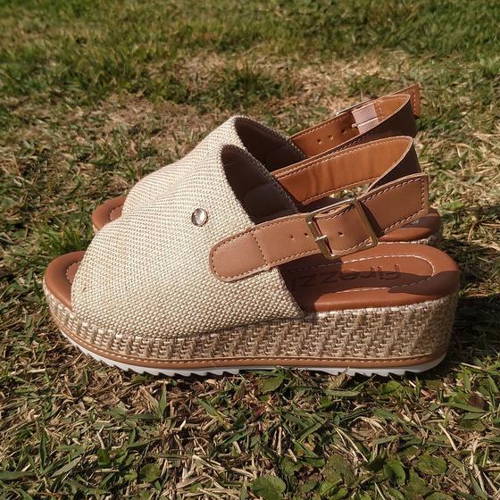 Imagem de Sandália Flatform Peraza II Rafia