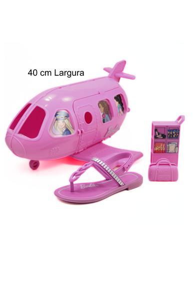 Imagem de Sandalia Grendene Kids Barbie Flight + Avião Gigante 22936 Lilás