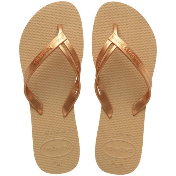 Imagem de Sandália Havaiana Elegance Dourado Tamanho 35/36