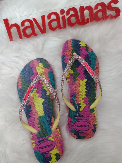 Imagem de Sandália Havaiana Slim Folia Carnaval