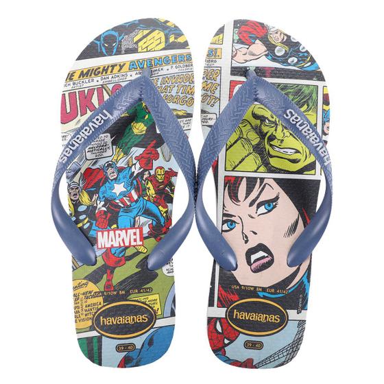 Há uma nova linha da Havaianas com a Marvel para os miúdos Há uma nova linha da Havaianas com a Marvel para os miúdos