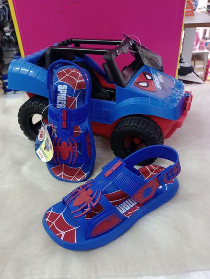 Imagem de Sandália Homem Aranha com carrinho Buggy 22940