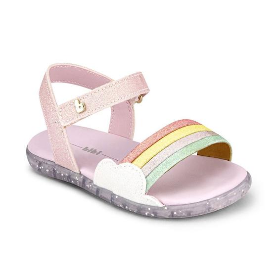 Imagem de Sandália Infantil BIBI Baby Soft Rainbow Arco-Íris Feminino