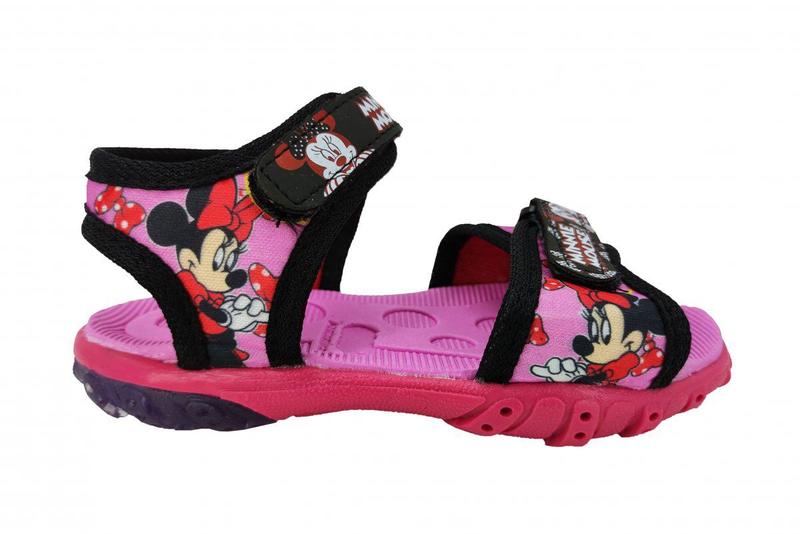 Imagem de Sandália Infantil Crick Menina Minnie Com Luz 02