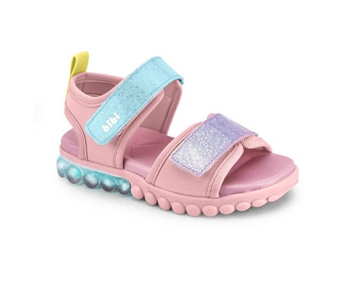 Imagem de Sandália Infantil de Luz Summer Roller Light Rosa Bibi