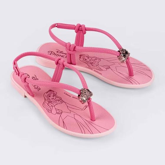 Imagem de Sandália Infantil Disney Beauty Grendene Kids - Rosa