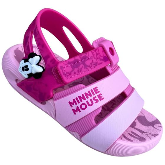 Imagem de Sandália Infantil Feminina Minnie Grendene Kids Disney Reaction Baby 23023