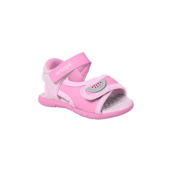 Sandália Infantil Feminina Ortopé Brincadeira Melancia Rosa Candy Menor preço em Sandália Infantil Feminina Ortopé Brincadeira Melancia Rosa Candy