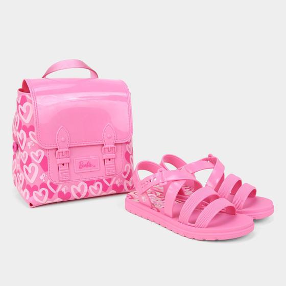 Imagem de Sandália Infantil Grendene Kids Barbie Sweet Bag Menina