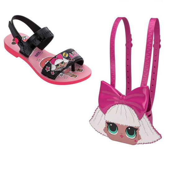 Imagem de Sandália Infantil Lol Divãs com Mini Bag Grendene