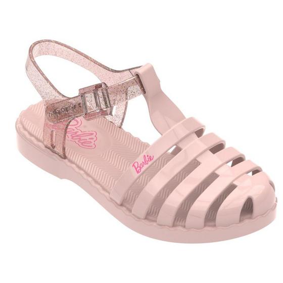 Imagem de Sandalia Infantil Menina Barbie Duo Glitter Borracha 22459