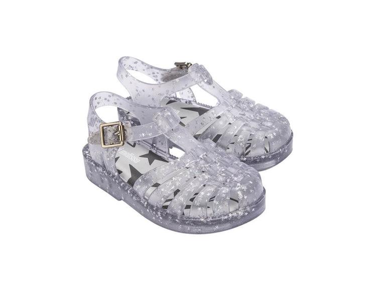 Imagem de Sandália Infantil Mini Melissa Baby Possession Shiny Elements Estrela Feminino