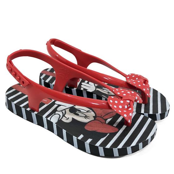 Imagem de Sandália Ipanema Minnie Disney Joy - Preto e Vermelho