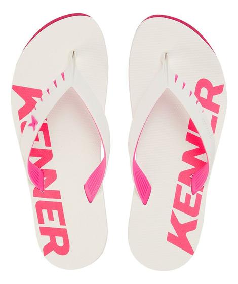 Imagem de Sandália Kenner Red Masculino Original Branco E Rosa