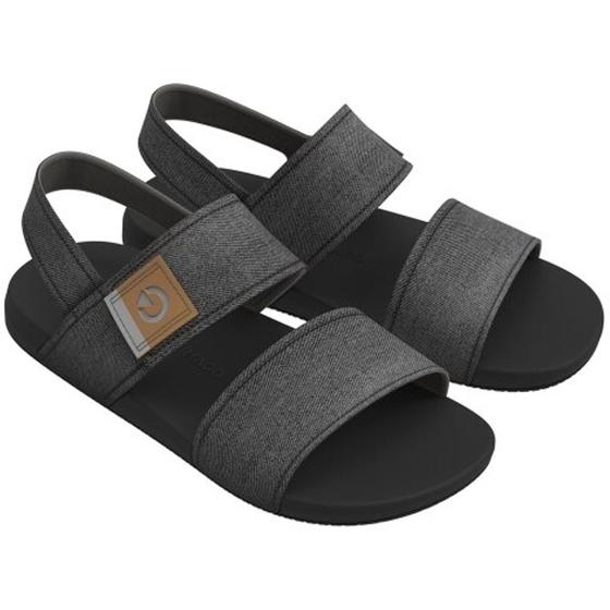 Imagem de Sandália Masculina Dakar II Preto Cinza Escuro Cartago 12280-AX463