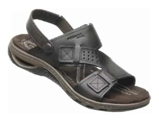 Sandália Masculina Pegada Couro Legitimo Amortecedor 31662