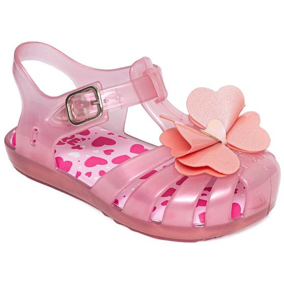 Imagem de Sandália Menina Pimpolho Colorê PVC Borboleta Rosa 0130365E