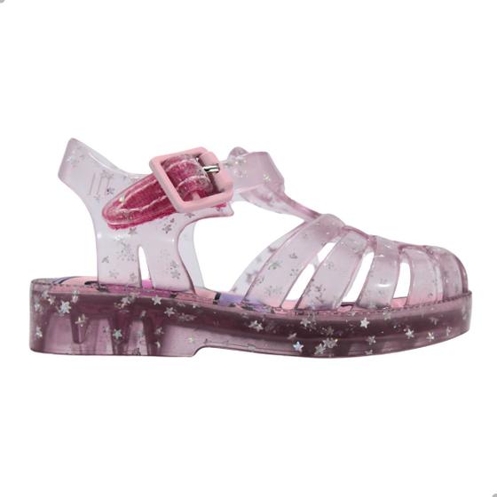 Imagem de Sandália Mini Melissa Possession Shiny Elements Rosa Glitter