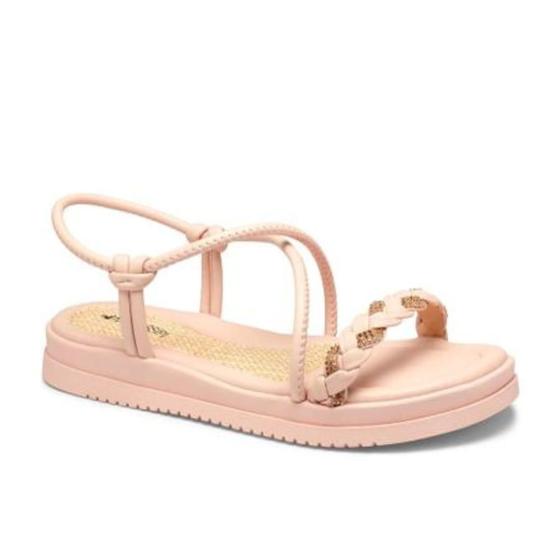 Imagem de Sandália Mississipi Feminina Flatform Com Enfeite - Rose