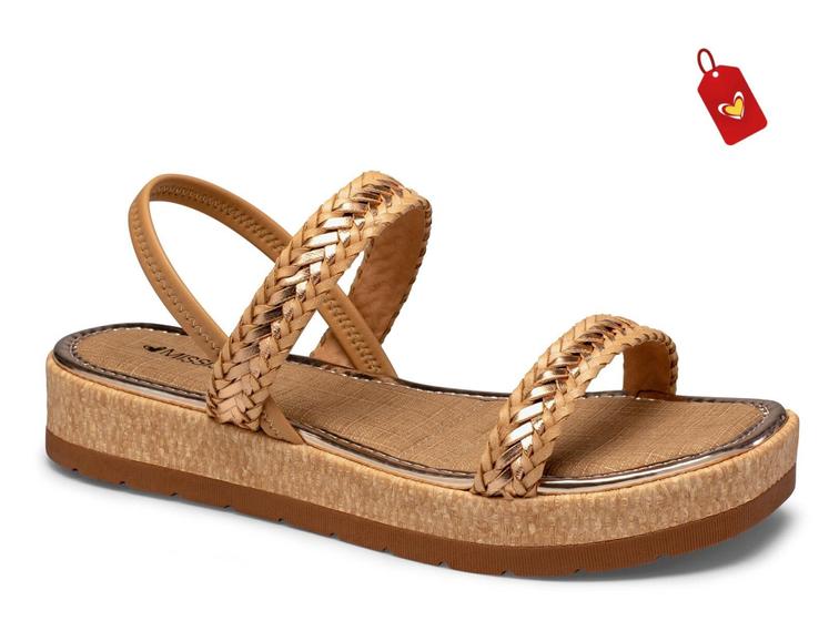 Imagem de Sandália Mississipi MC652 Flatform Com Tiras