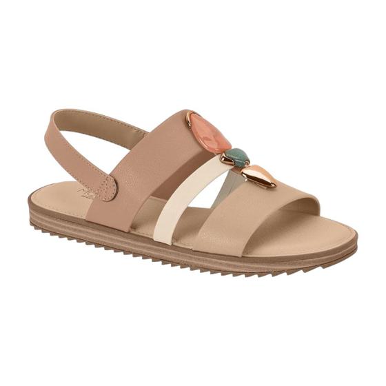 Imagem de Sandalia Modare 7141.144 Flatform Pedraria Conforto Elastico Feminino