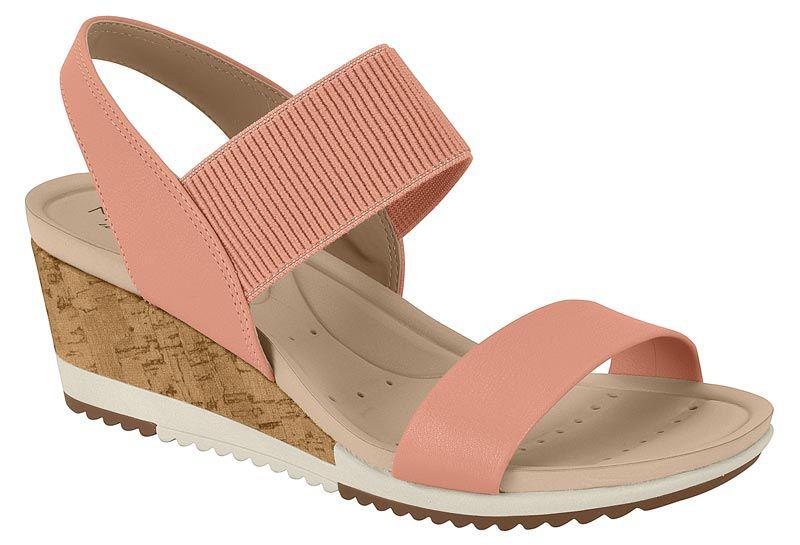 Modare Anabela Sandalia Modare Com Elastico Modare Conforto