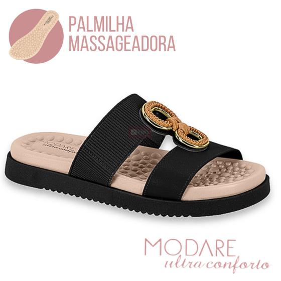 Imagem de Sandalia Modare Original Papete Rasteira Slide Lancamento Rasteirinha Conforto Casual Dia A Dia Estilo