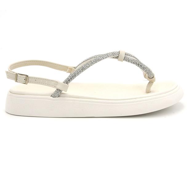 Imagem de Sandalia Moleca 5499.100 Papete Dedo Plataforma Flatform Feminino