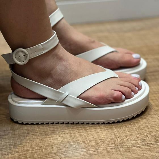 flatform sandalias plataforma dedo