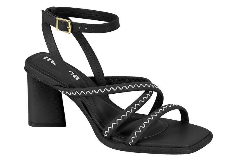 Sandália Moleca Plataforma Salto Alto Bico Quadrado 5477104