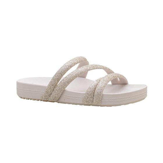 Imagem de Sandália Off White Glitter Multi Tiras  Zaxy