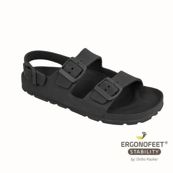 Imagem de Sandalia Ortopedica Ergonofeet Stability Preto Ortho Pauher (35)