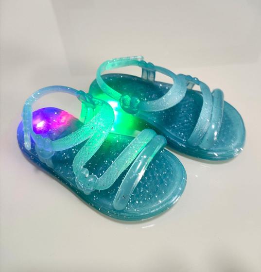 Imagem de Sandalia Papete Baby Led Flexível Conforto Casual Kids