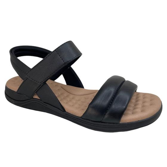 Sandalia papete comfortflex 21-82405 preto Menor preço em Sandalia papete comfortflex 21-82405 preto